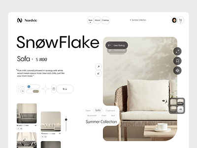 Nordvic - Interior Furniture Store Mobile App app application branding company decor design furniture app home illustration interactive design interior interior design landing page mobile mobile app mobile application modern ui ux web design