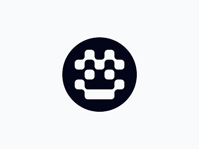 MEDIABOT android automation bot brandmark circle friendly geometric hi tech logo logomark machine media mediabot multimedia pictogram robot smile squircle symbol technology