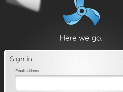Login Screen blur form login web