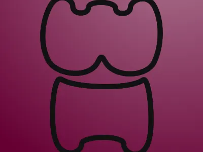 Waist Away Outline lady logo outline pink waist away