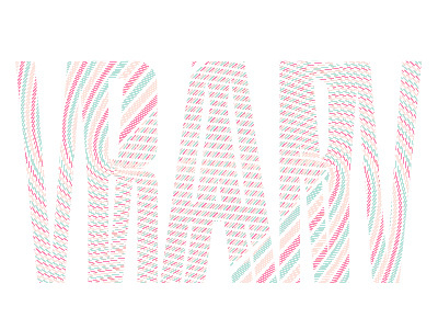 Rawwar op art palindrome typography