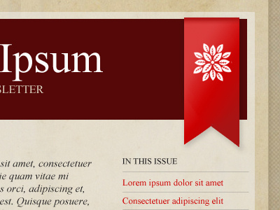 Another template campaign monitor email red sash template times