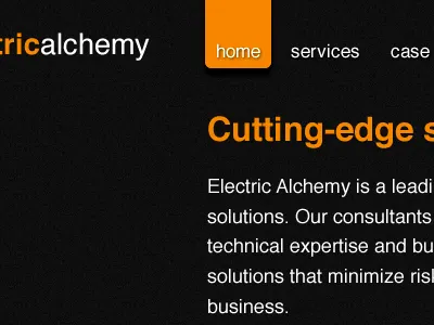 ea Redesign dark orange redesign website