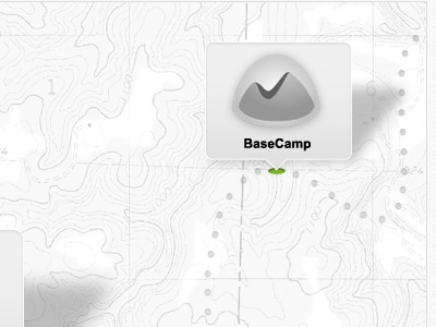 services experiment icon map marker metaphor topography