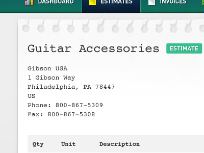 Giving Courier a shot. blinksale pattern