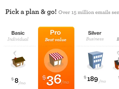 Plans and Pricing illustration plans pricing