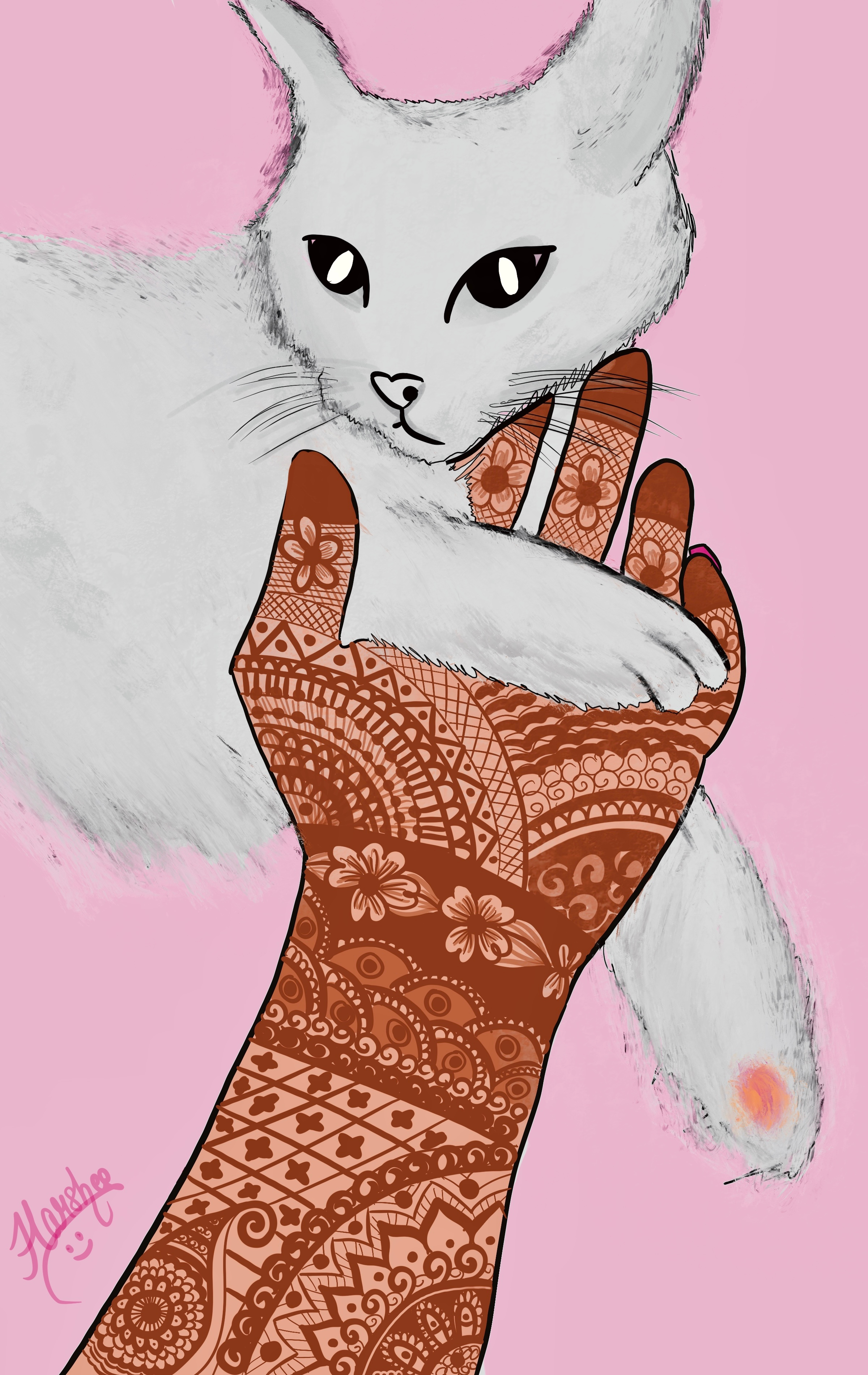 Cat Drawing art digital art