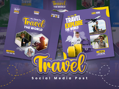 Travel Social Media Post advertisement advertising agency branding design escape graphic design journey media post promotion social social media social media post social media post designer tour travel travelling trip vacation