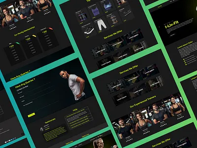 Gym and fitness website design | Aesthetic web design design elementor fitness web design gym fitness website gym web design