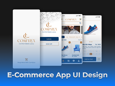 E-commerce App UI Design app ui design ecommerce app ui graphic design mobile app ui ui design