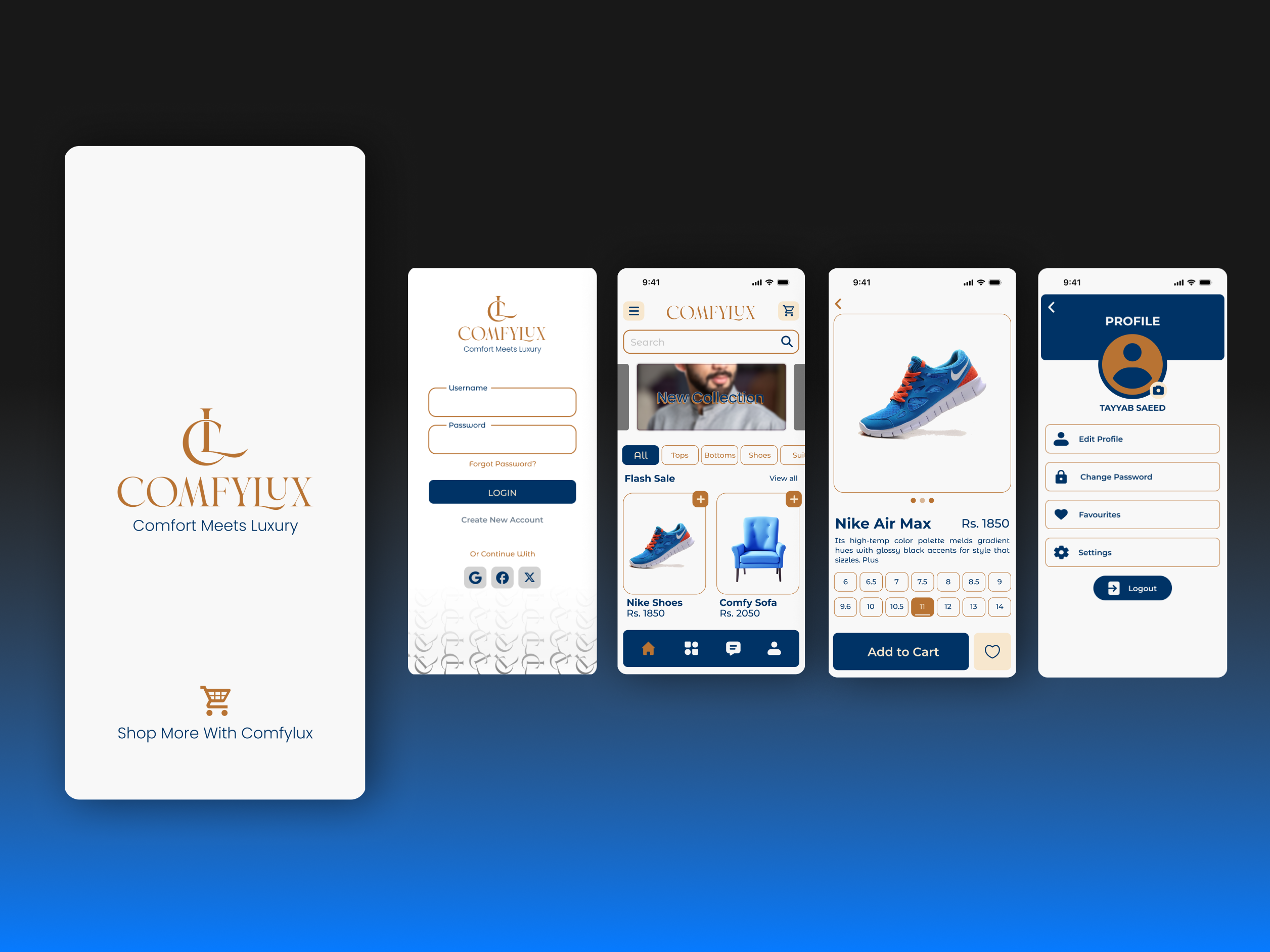 E-commerce App UI Design by Tayyab Saeed on Dribbble
