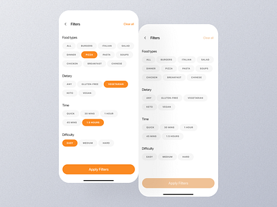 Filter Mobile App Ui app design filter filter app filter dashboard filter design filter details filter experience filter interface filter mobile filter option filter page filter screen filter setting filter ui filter view filter widget mobile screen ui