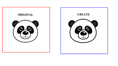 Panda Face Design artwork cartoon character design design drawing graphic designer illustration uiux visual identity