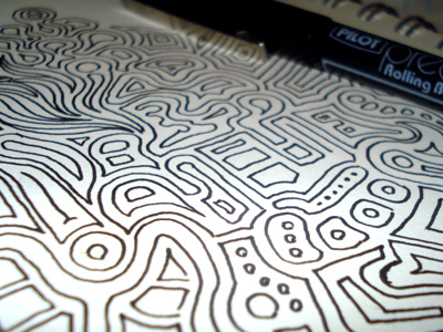 Doodle doodle ink sketchbook