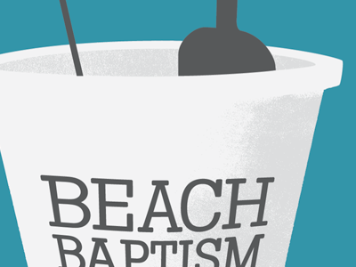 Bucket time blue bucket poster