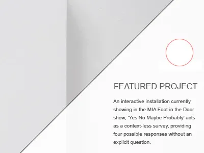 Featured circle diagonal pink web