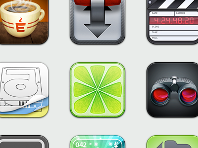 Flurry Extras 3 icons mac rounded square