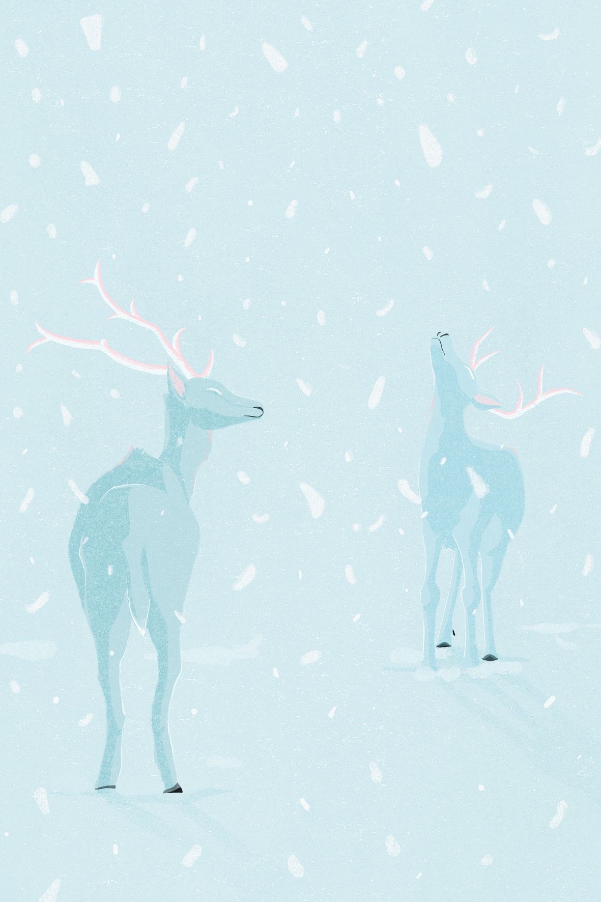 white powder design illustration xmas