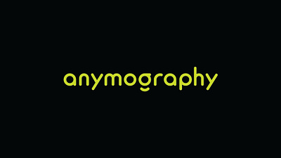 Anymography / Logo animation animation branding graphic design logo logo animation logo design motion graphics