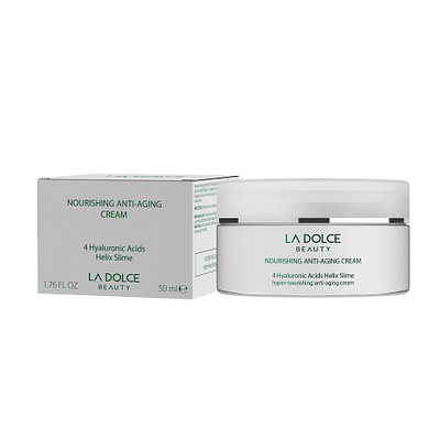 LA DOLCE BEAUTY SKIN CARE beauty la dolce label design mosturizer skin skin care skin cream skin renewal serum