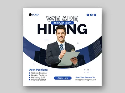 Hiring Post Design brandidentity businesssuccess creativecontent design designmatters digitalbranding dreamteam graphic design hiring hiringpost hiringtips postdesign teamwork