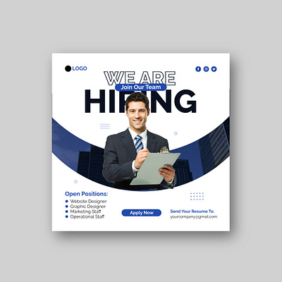 Hiring Post Design brandidentity businesssuccess creativecontent design designmatters digitalbranding dreamteam graphic design hiring hiringpost hiringtips postdesign teamwork