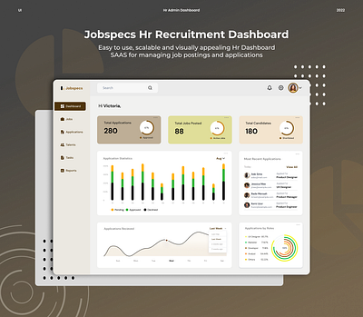 Jobspecs Hr Recruitment SAAS Software ui