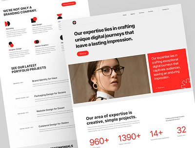 Design Agency Landing Page Design agency design design agency digital landing page marketing uiux user interface web design website