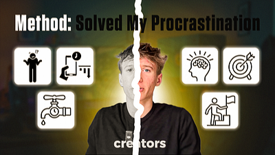 Method: Solved My Procrastination graphic design thumbnail