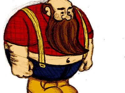 Lumberjack Angle Color Study character color sketch