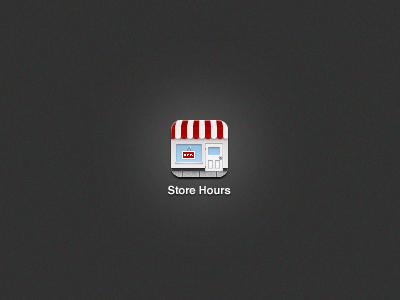 Store Hours hours icon iphone store