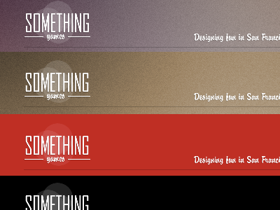 "Something" games... logo