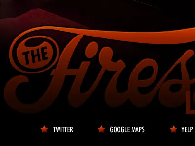 Fireside fire logo red
