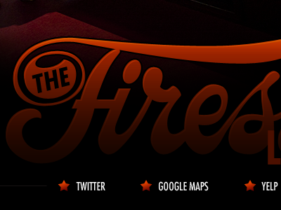 Fireside fire logo red
