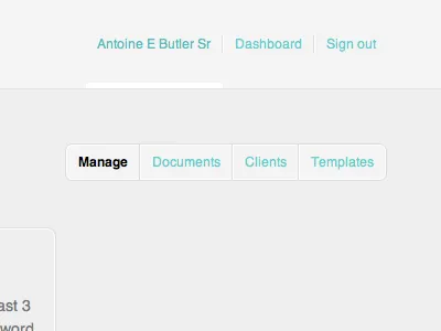 Biddings Nav app biddings blue css3 html menu nav rebound white