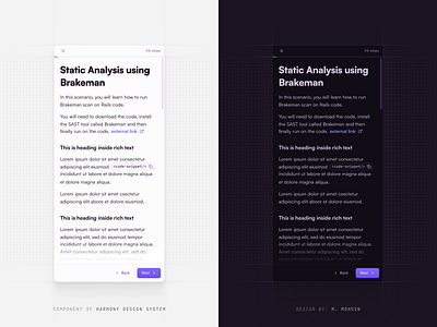 Syllabus Column UI - Harmony Design System clean ui component design system layout learning saas minimal product design product designer saas product sidebar ui ui design uiux uk usa user experience user interface ux ux design visual design