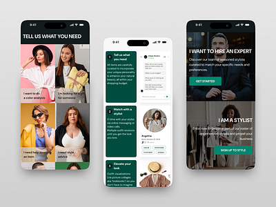 Urban Stylers - Mobile Design clean clothes color design fashion minimal mobile mobile design style stylists website ui ux web design website