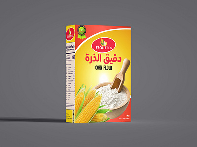 Box Packaging Design bag box box design branding cardboard carton box corn flour corrugated boxes die cut food box label design marketing pack package packaging packet print label rectangle box snack yellow box