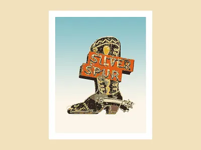 Silver Spur art print