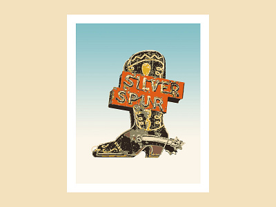 Silver Spur art print