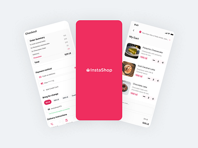 Redesign for Instashop (unofficial) ui