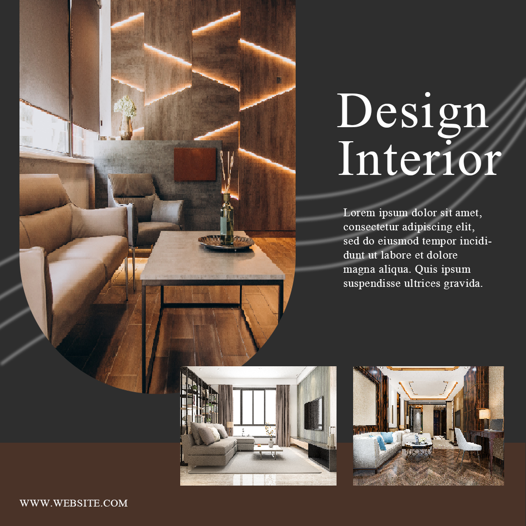Elegant Interior Design Showcase animated poster ads branding design graphic design illustration interior design interior design animated post motion graphics social media post vector