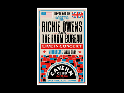 Tour poster for Owepar Records