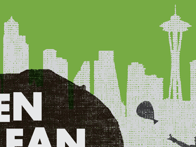 So fresh and so green green poster seattle truck