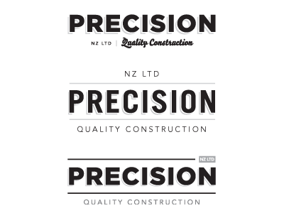 Precision Logo brand classic identity logo