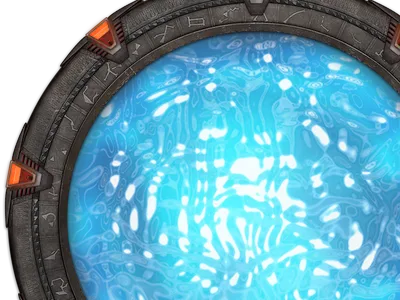 Astria Porta (Stargate) blue grey icon mac orange osx science fiction scifi stargate tv