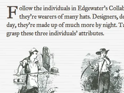 Drop that cap font face html5 tasty illustrations