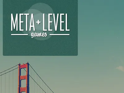 Meta+Level Games bizcard green identity