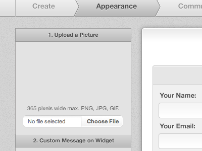 Editor Rebound app gray helvetica palette panel tools