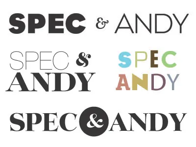 Spec & Andy Logo branding identity logo